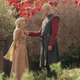 Milly Alcock as Rhaenyra and Matt Smith as Daemon in House of the Dragon.